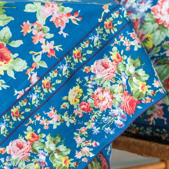 April Cornell Tablecloth Cottage Rose 54x54 NWT - Picture 4 of 4